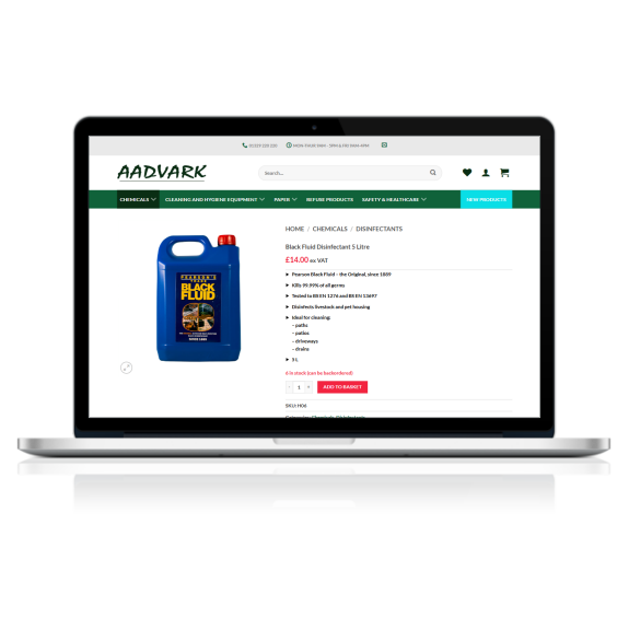 Design & Develop New Cleaning Supplies Ecommerce Website