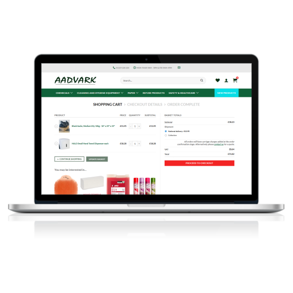 Design & Develop New Cleaning Supplies Ecommerce Website