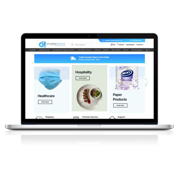 Design & Develop New Cleaning Supplies Ecommerce Website