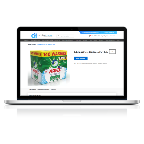 Design & Develop New Cleaning Supplies Ecommerce Website