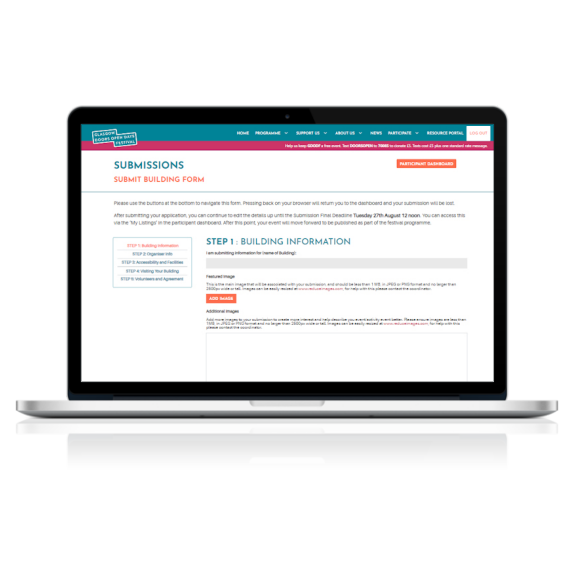 New Website & Event Booking System Development