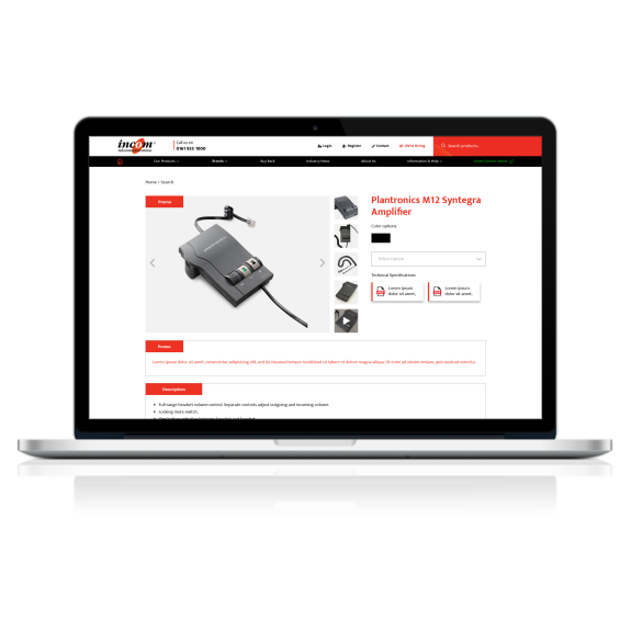 Design & Develop New Telecoms Catalogue Website