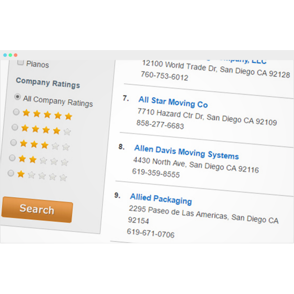 Design & Develop New Moving Directory Website