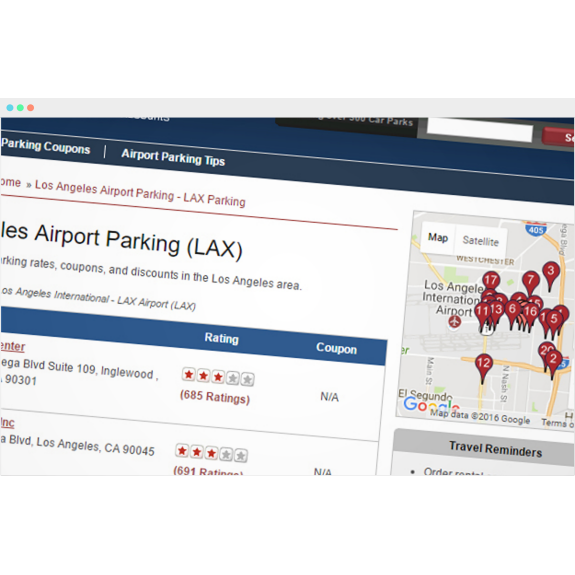 Design & Develop New Parking Directory Website
