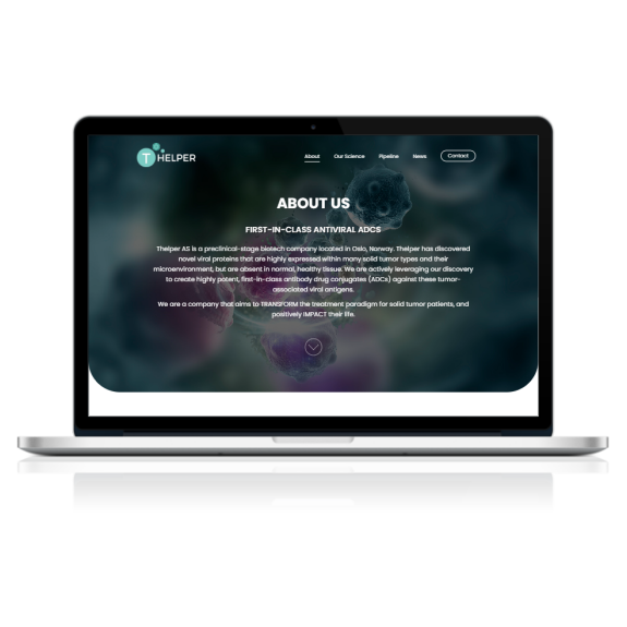 Design & Develop New Biotech Website