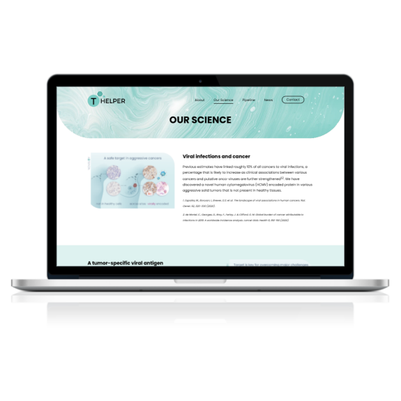 Design & Develop New Biotech Website