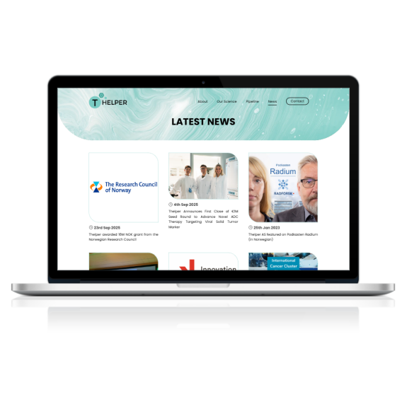 Design & Develop New Biotech Website